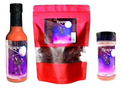 Wicked Reaper Reaper Sauce, Peppers & Spice Pack