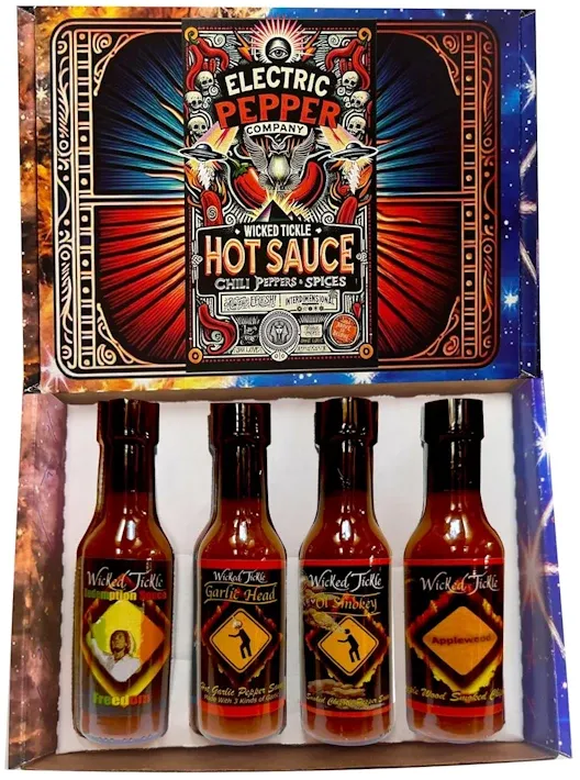 Wicked Tickle Gift - Red Tail, Bhut Kisser, XXX, El Humo<br>
<br>
